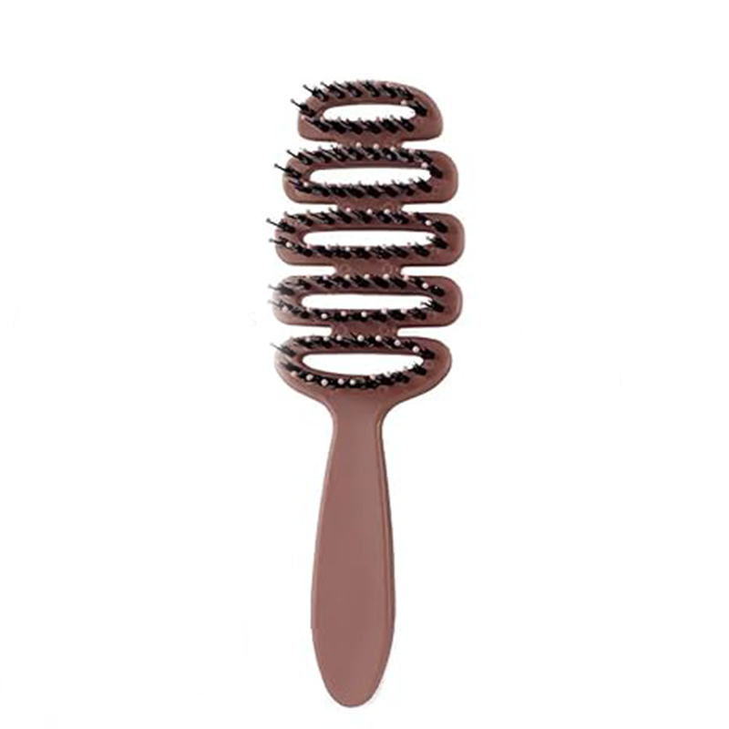 💖Black-Friday-Mega-Angebot – 50 % Rabatt!💖Haarbürste aus Wildschweinborsten mit gebogener Form