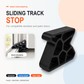 🥳Secure Track Door Stop – Absorbs impact, reduces slamming & protects rails. Compact locking design – fits sliding windows & balcony doors! 🛡️🔇