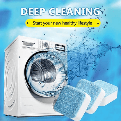 ⏰ Antibacterial Washing Machine Cleaner – Removes odor, fights bacteria & deep cleans drum and seals – keeps machine fresh and efficient ✨