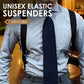 👔Men's X-Back Suspenders with Hook Clips – Adjustable & Heavy-Duty