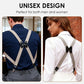 👔Men's X-Back Suspenders with Hook Clips – Adjustable & Heavy-Duty