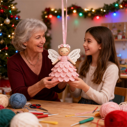 💖Black-Friday-Mega-Angebot – 50 % Rabatt!💖Häkeln Sie Ihren eigenen Engel – Komplettes Bastelset🔥2 Artikel+ kostenloser Versand🔥