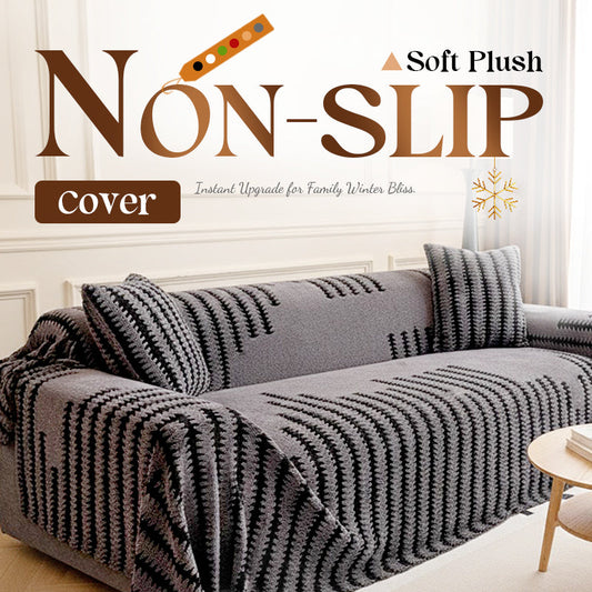 🛋️✨ New Soft Plush Non-Slip Couch Cover – ultra-soft, stays put, protects sofas from spills, pets & daily wear. Cosy comfort all year round! 💖🏠