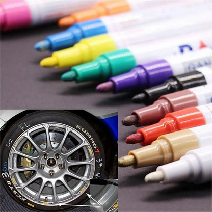 🔥 Waterproof Tire Paint Pen – Easy, Creative & Durable 🚗✨