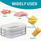 🎁 BUY 3 GET 1 FREE! 🔥3 Layer Reusable Food Storage Containers with Lid Clear Fridge Crisper