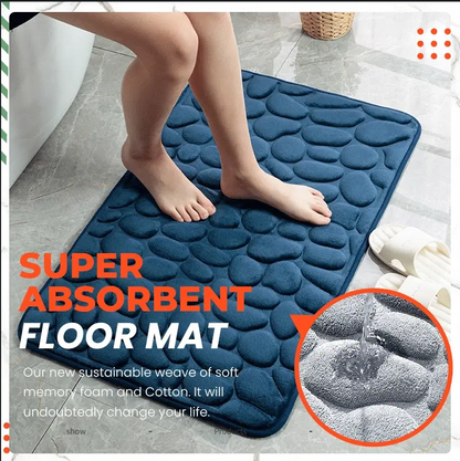 🛁 Memory Foam Bath Mat – Soft, Absorbent & Non-Slip ✨