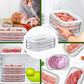 🎁 BUY 3 GET 1 FREE! 🔥3 Layer Reusable Food Storage Containers with Lid Clear Fridge Crisper