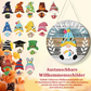 🎅Saisonangebot🎄Austauschbares hölzernes Gnom-Willkommensschild🎈