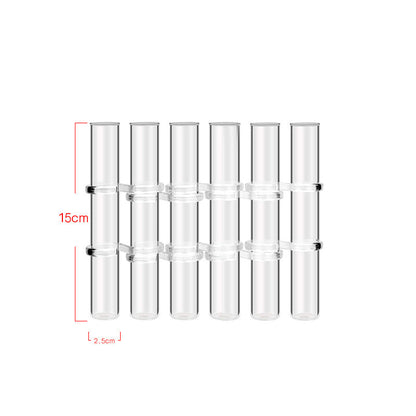 ⏳Limited-time 50% off⏰Clear Glass Test Tube Vase Set with Cleaning Brush🧪💐