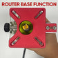 💥3-in-1 Router Milling Groove Bracket – Adjustable, Inch/cm Scales, Modular Design 🛠️