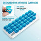 💊 Monthly Pill Organizer – Easy-Open Lids & Smart Storage 📅✨