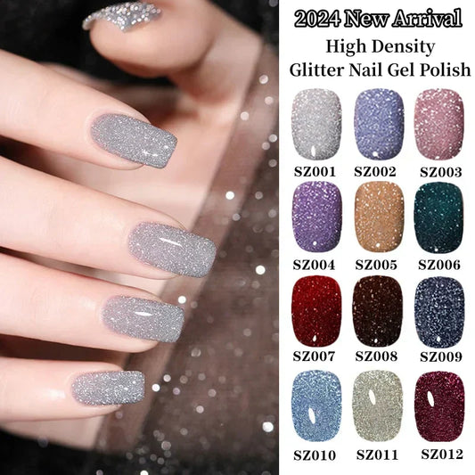 👍2025 Neue Ankunft 💥 Hohe Dichte Glitter-Gel-Nagellack