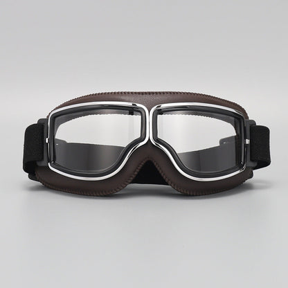 💥Retro Motorcycle Goggles – Windproof, Shatterproof Lens, Vintage Style 🕶️