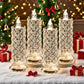 🔥Letzter Tag 49% RABATT🎁Set mit 4 LED-Kristallkerzen