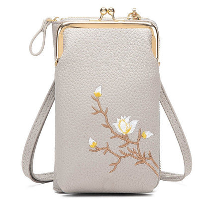 🔥2025 Heißer Verkauf🔥Damen-Sling-Cross-Body-Geldbörse mit Handyhalterung