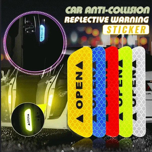 💥Car Reflective Stickers – Weatherproof & Easy to Apply for Better Night Visibility 💡✨