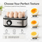 🥚 Multifunctional Egg Steamer with Clear Lid – Easy & Convenient Cooking 🍳✨