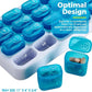💊 Monthly Pill Organizer – Easy-Open Lids & Smart Storage 📅✨