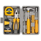 ⏰Portable 24-Piece Household Tool Kit – Storage Case Included, Hammer, Screwdriver, Pliers, Tape Measure & Bits for DIY Home Repairs