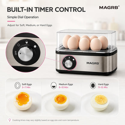 🥚 Multifunctional Egg Steamer with Clear Lid – Easy & Convenient Cooking 🍳✨