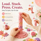 ✨ DIY Clay Flower Shaping Tool – Modular, Press Design, Creative Craft 🎨