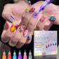 💅 Nail-Art-Pinselset mit 12 farbigen Pinseln – Präzisionspinsel für kreative Nageldesigns