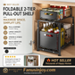 📦 2-Tier Pull-Out Shelf – Expandable Under Sink Organizer, Double Layer Sliding Storage Rack ✨