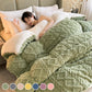 🛏️ Thickened Super Soft Warm Plush Winter Quilt – Cozy & Comfortable ✨