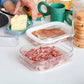 🎁 BUY 3 GET 1 FREE! 🔥3 Layer Reusable Food Storage Containers with Lid Clear Fridge Crisper