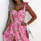 💥Zeitlich begrenzt 50 % RABATT 💕Damenkleid mit Binderiemen, plissiertem Saum und Schlitz