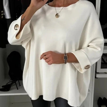 👚HEISSER VERKAUF 47%  - Klassisches, einfarbiges Strickoberteil für Damen🌷