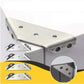 📢📢50% OFF !! ⏰UNIVERSAL STAINLESS STEEL FURNITURE CORNER BRACES — Triangular Stability Reinforcement | Rust-Proof Structural Support & Easy Install 🔧