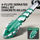 ✨LAST DAY SALE 50% OFF✨Greene® 4PCS Premium 4-Flute Serrated Edge Drill Bit Set