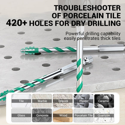 ✨LAST DAY SALE 50% OFF✨Greene® 4PCS Premium 4-Flute Serrated Edge Drill Bit Set