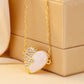 ✨ 2025 New Couple Halskette📿💖Premium Gold Diamant Magnetische Herz Halskette