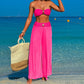 3-teiliges Bademode-Set für Damen – Oberteil, Unterteil und Strandhose