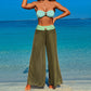 3-teiliges Bademode-Set für Damen – Oberteil, Unterteil und Strandhose