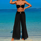 3-teiliges Bademode-Set für Damen – Oberteil, Unterteil und Strandhose