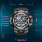 ⌚ 50% OFF NOW! 💦 Men's Multifunctional Waterproof Luminous Watch – 50M, Shockproof & Night Vision 🌃