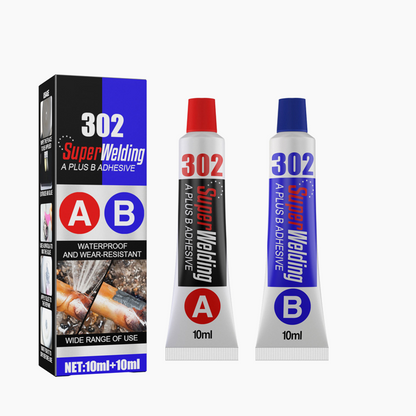Industriekleber A+B | KAUFEN SIE 4 UND ERHALTEN SIE 7 GRATIS  | Hochfeste Schweißnaht-Vertiefung