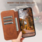 Magnetische Flip-Wallet-Hülle für die iPhone-Serie