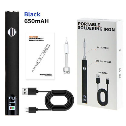 ⏰2025 neues zeitlich begrenztes Angebot zum halben Preis🔥Lötkolbenset mit tragbarer Digitalanzeige