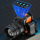 Waterproof Bright Rechargeable Headlamp Flashlight