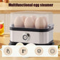 🎉 Multifunctional Egg Steamer with Clear Lid – Easy & Convenient Cooking 🥚✨