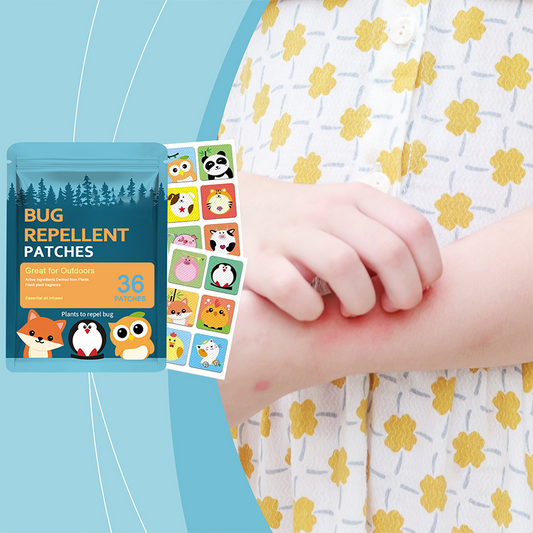 Gentle Waterproof & Sweatproof Mosquito Repellent Patches with Cute Designs