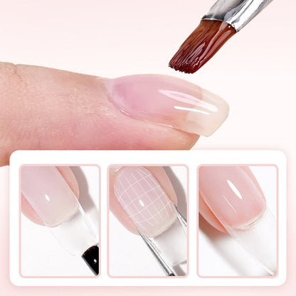 🌸💐 3-in-1 Selbstnivellierendes Nagelaufbaugel – Perfekte Nagelpflege für Langlebigkeit
