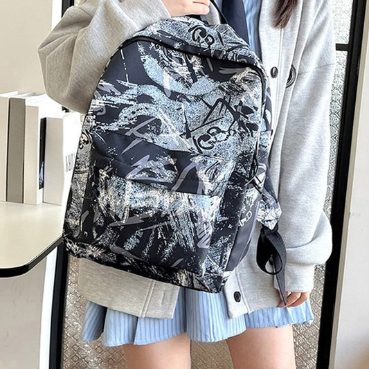 Stilvoll bedruckter Rucksack mit großer Kapazität