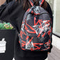 Stilvoll bedruckter Rucksack mit großer Kapazität