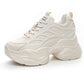 Mesh Hollow-Out Height-Increasing Chunky Sneakers