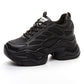 Mesh Hollow-Out Height-Increasing Chunky Sneakers